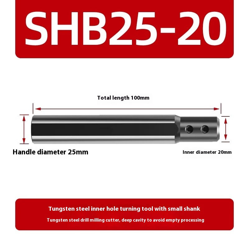 2089- CNC Lathe Small Hole Tool Sleeve SHB-25 - Small Diameter Tool Holder Inner Hole Jacket Round Handle Shandong Denso Pricision Tools Co.,Ltd.